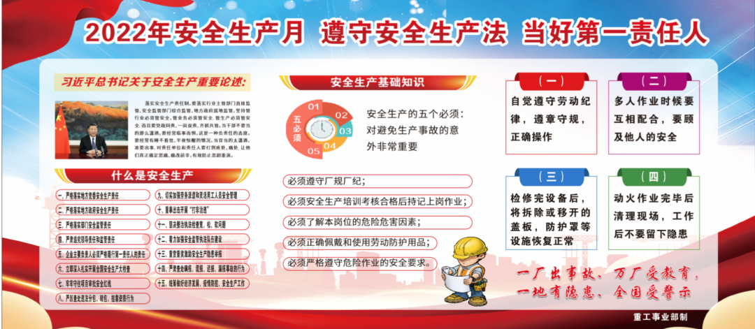 文船重工公司扎實(shí)開展“安全生產(chǎn)月”活動(dòng)